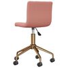 vidaXL Sedie da Pranzo Girevoli 2 pz Rosa in Velluto