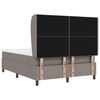 vidaXL Letto a molle con materasso Talpa 160 x 200 cm Tessuto