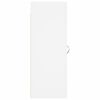 vidaXL Mobile a Parete Bianco 34,5x34x90 cm in Legno Multistrato
