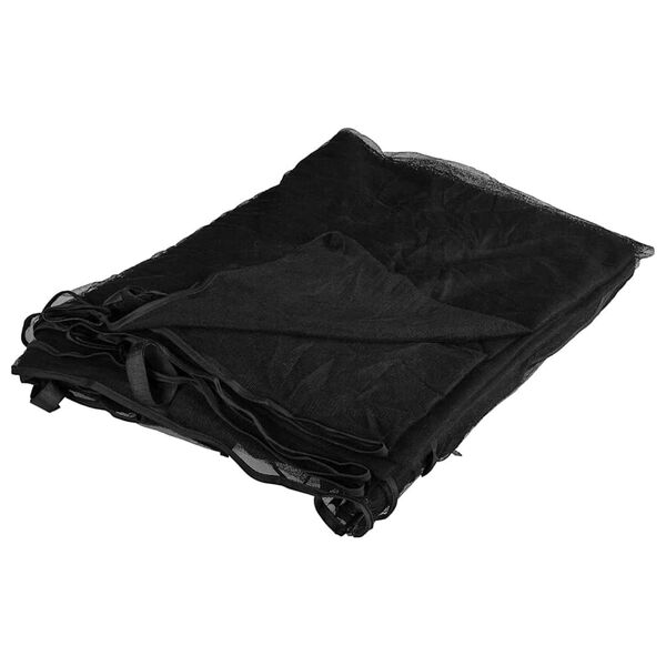 vidaXL Zanzariera per Esterni 220 Maglie Nero 300x300x200 cm