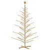 vidaXL Albero di Natale in legno 240 cm Bamb&ugrave; e legno di pino massello