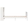 vidaXL Letto Libreria senza Materasso Bianca 90x200 cm Legno di Pino