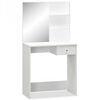 vidaXL Toeletta in Legno Multistrato 75x40x141 cm Bianco