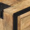 vidaXL Credenza 80x31x71 cm in Legno Massello di Mango Grezzo