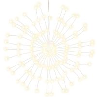vidaXL Illuminazione di Natale Galassia 140 LED Bianco Caldo 17 cm