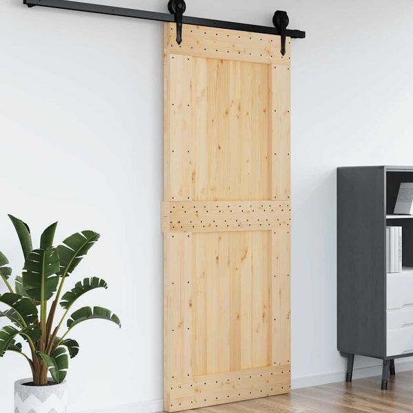 vidaXL Porta NARVIK 95x210 cm in Legno Massello di Pino