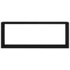vidaXL Mensole da Parete 2 pcs Rovere nero 60 x 15 x 23 cm