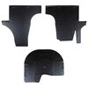 vidaXL Tappetino per Auto 3 pcs Nero VW T5 , T6 , per MULTAN Gomma