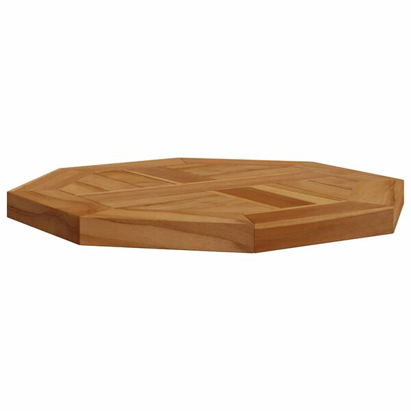 vidaXL Piano per Tavolo 40x40x2,5 cm Ottagonale Legno Massello Teak