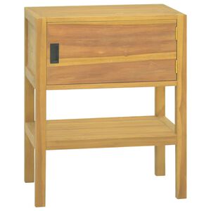vidaXL Mobile da Bagno 60x40x75 cm in Legno Massello di Teak
