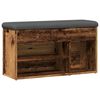 vidaXL Scarpiera Legno Antico 82x32x45,5 cm in Legno Multistrato