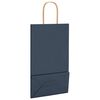 vidaXL Sacchetti di Carta 250 pz con Manici Blu 21x11x36 cm