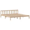 vidaXL Letto senza Materasso 200x200 cm in Legno Massello di Pino