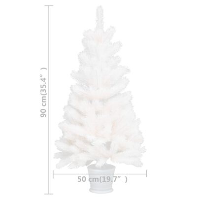 vidaXL Albero di Natale Artificiale Preilluminato 90 cm