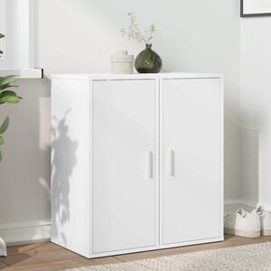 vidaXL Scarpiere 2 pz Bianche 32x35x70 cm in Truciolato