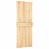 vidaXL Porta Scorrevole con Set Hardware 80x210 cm Legno Massello Pino