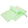 vidaXL Asciugamani Sportivi 2 pz Verde 200 x 100 cm