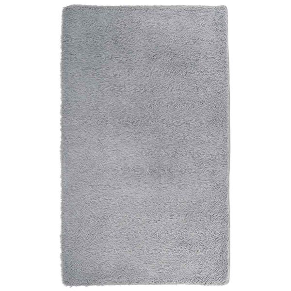 vidaXL Tappeto Shaggy a Pelo Lungo NAVARRA Grigio Chiaro 80x150 cm