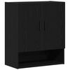 vidaXL Mobile a muro 60 x 31 x 70 cm Legno ingegnerizzato Rovere Nero