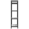 vidaXL Libreria Grigio Sonoma 56 x 34 x 133,5 cm Legno multistrato