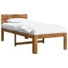 vidaXL Letto Singolo con Testiera ROSTOCK Naturale 80 x 200 cm