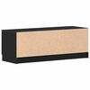 vidaXL Mobile TV Rovere Nero 102 x 32 x 35.5 cm Legno multistrato
