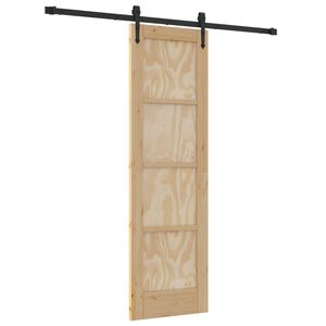 vidaXL Porta scorrevole ORKDAL 61 x 198,5 cm Legno Massello di Pino