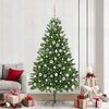 vidaXL Albero di Natale con 300 LED con supporto Verde 210 cm PE