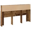 vidaXL Testiera con Contenitore Legno 180x19x103,5 cm in Truciolato