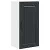 vidaXL Armadietto a muro PORTO Nero 40 x 31 x 80 cm
