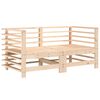 vidaXL Set Salotto da Giardino 6 pz in Legno Massello di Pino