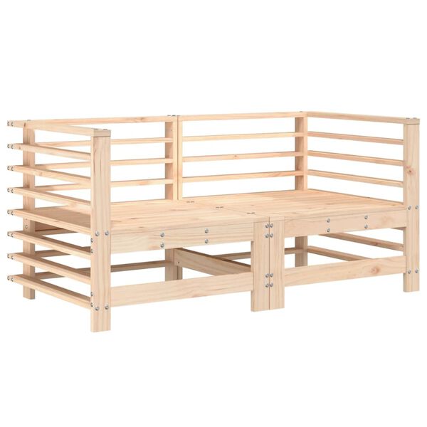 vidaXL Set Salotto da Giardino 6 pz in Legno Massello di Pino
