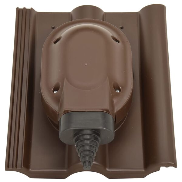 vidaXL Passante Pannello Solare per Tegola Frankfurt Marrone