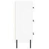 vidaXL Credenza Bianca 34,5x34x90 cm in Legno Multistrato