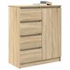 vidaXL Credenza con Cassetti Rovere Sonoma 71x35x84 cm in Truciolato