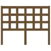 vidaXL Testiera per Letto ambra 125,5x4x100 cm Legno Massello di Pino