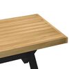 vidaXL Tavolino NOAIN Gambe a Forma di X 120x60x40cm in Legno Massello