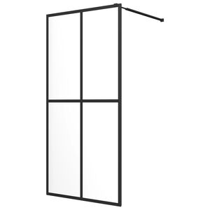 vidaXL Cabina Doccia con Vetro Temperato Trasparente 80x195 cm