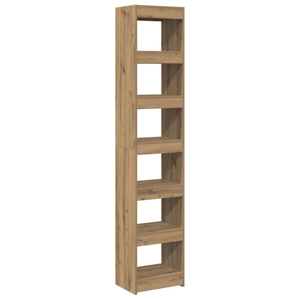 vidaXL Libreria/Divisorio Rovere Artigianale 40x30x198 cm