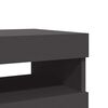 vidaXL Mobili Porta TV con Luci LED 2 pz Grigi 60x35x40 cm