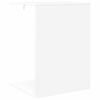vidaXL Tavolo laterale Bianco 45 x 40 x 62,5 cm Legno multistrato