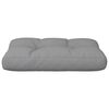 vidaXL Cuscino per Pallet Grigio 50x40x12 cm in Tessuto