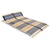 vidaXL Rete a Doghe 7 Zone senza Materasso con 42 Doghe 140x200 cm