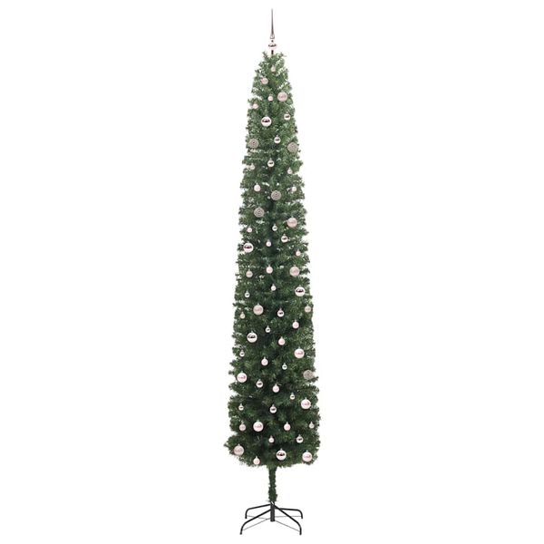 vidaXL Albero di Natale artificiale con 300 LED Verde 300 cm