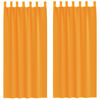 vidaXL Tende in Voile con Passanti 2 pz Arancio 140x225 cm
