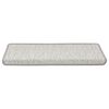 vidaXL Tappeti Autoadesivi Scale Aspetto Sisal 15 pz 65x21x4cm Platino