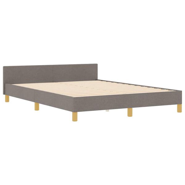 vidaXL Struttura del letto con testiera Talpa 140 x 190 cm Tessuto