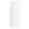 vidaXL Mobile TV da parete 30 x 31 x 100 cm Bianco Lucido
