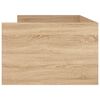 vidaXL Giroletto con Cassetti Rovere Sonoma 90x190 cm