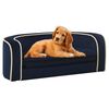 vidaXL Divano Cani Pieghevole Blu 73x67x26 cm in Peluche e Cuscino
